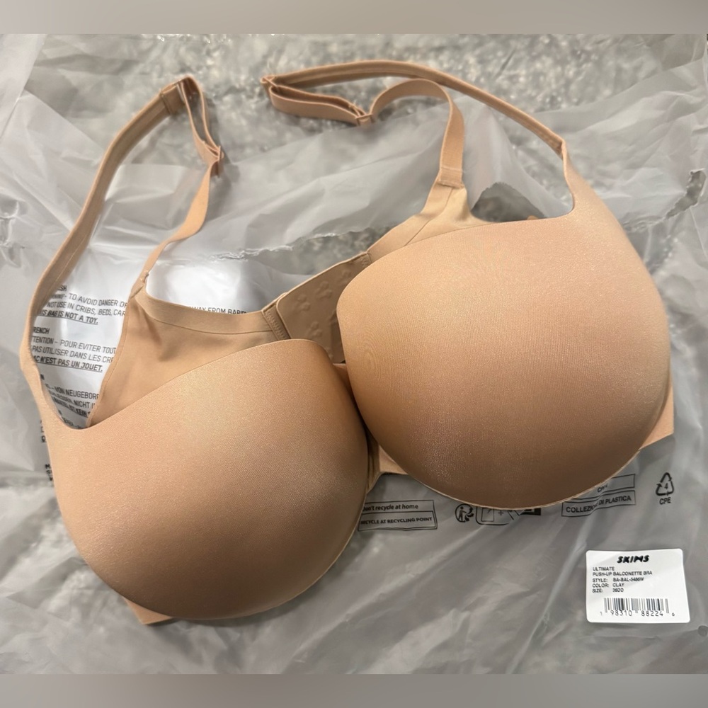 NWT ๐ SKIMS Ultimate Push-Up Balconette Bra (Clay) - Picture 4 of 7